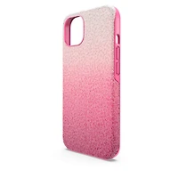 High smartphone case, iPhone® 13, Pink by SWAROVSKI