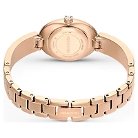 Crystal Rock oval watch, Swiss Made, Crystal bracelet, Grey