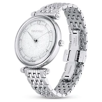 Crystalline wonder watch, Swiss Made, Metal bracelet, Silver tone, Stainless steel by SWAROVSKI