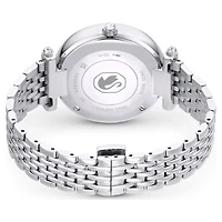 Crystalline wonder watch, Swiss Made, Metal bracelet, Silver tone, Stainless steel by SWAROVSKI