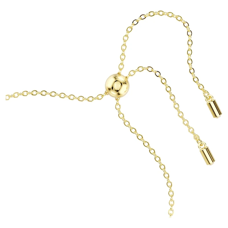 Imber Emily bracelet, Mixed round cuts, Gold tone, Gold-tone plated by SWAROVSKI