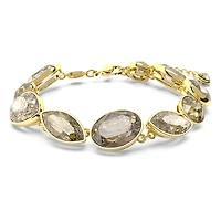 Elegance of Africa bracelet, Mixed cuts, Brown, Gold-tone plated by SWAROVSKI