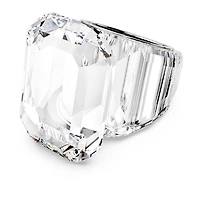 Lucent cocktail ring, Octagon cut, White by SWAROVSKI