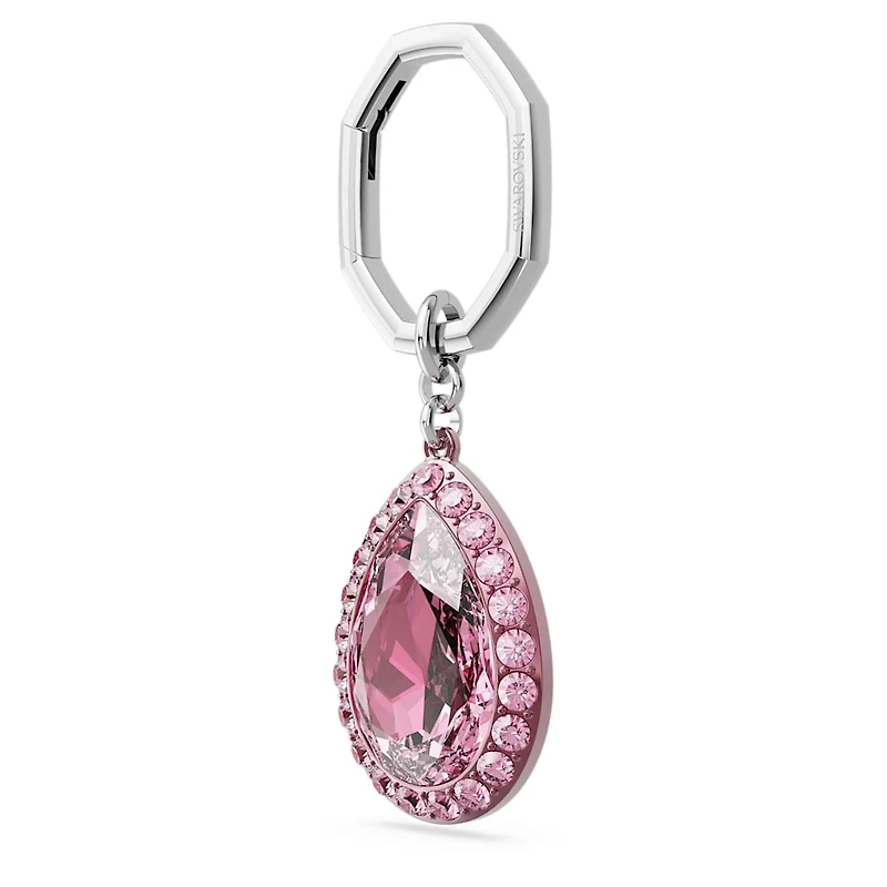 Key ring, Pear cut, Pink by SWAROVSKI