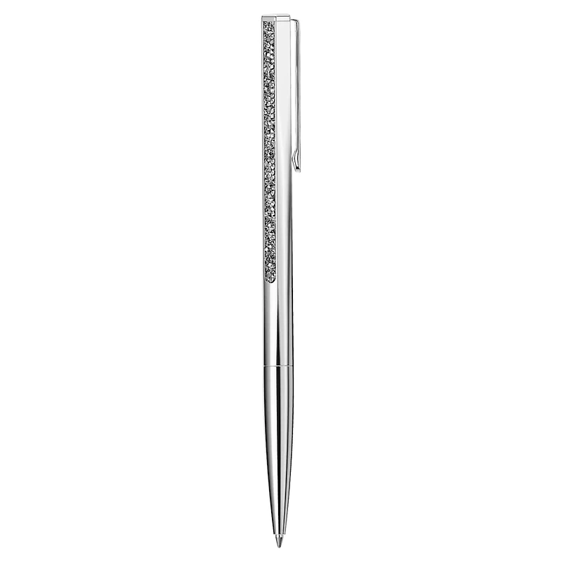 Shimmer ballpoint pen, Silver Tone, Chrome plated by SWAROVSKI