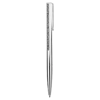 Shimmer ballpoint pen, Silver Tone, Chrome plated by SWAROVSKI