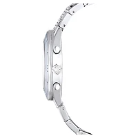Dextera lux watch, Swiss Made, Metal bracelet, Silver tone, Stainless Steel by SWAROVSKI