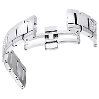 Dextera lux watch, Swiss Made, Metal bracelet, Silver tone, Stainless Steel by SWAROVSKI