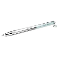 Crystalline ballpoint pen, Star, Blue, Chrome plated by SWAROVSKI
