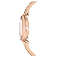 Illumina watch, Swiss Made, Metal bracelet, Gold tone