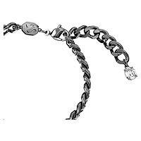 Millenia bracelet, Octagon cut, Blue, Ruthenium plated by SWAROVSKI