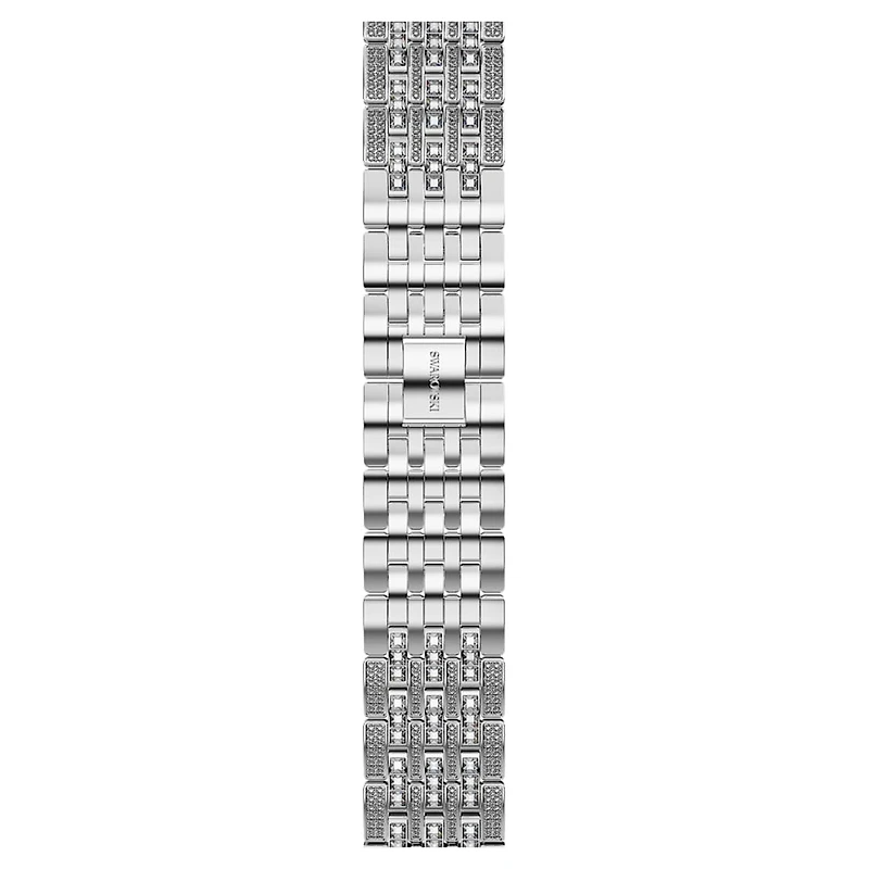 Princess strap, For Apple Watch® 40 mm & 41mm, Silver Tone, Stainless steel by SWAROVSKI