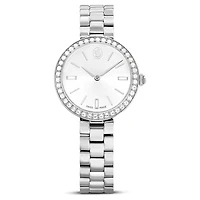 Certa watch, Swiss Made, Metal bracelet, Silver tone, Stainless Steel by SWAROVSKI