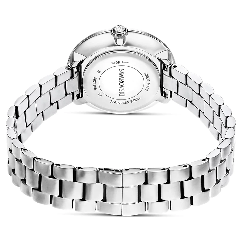 Certa watch, Swiss Made, Metal bracelet, Silver tone, Stainless Steel by SWAROVSKI