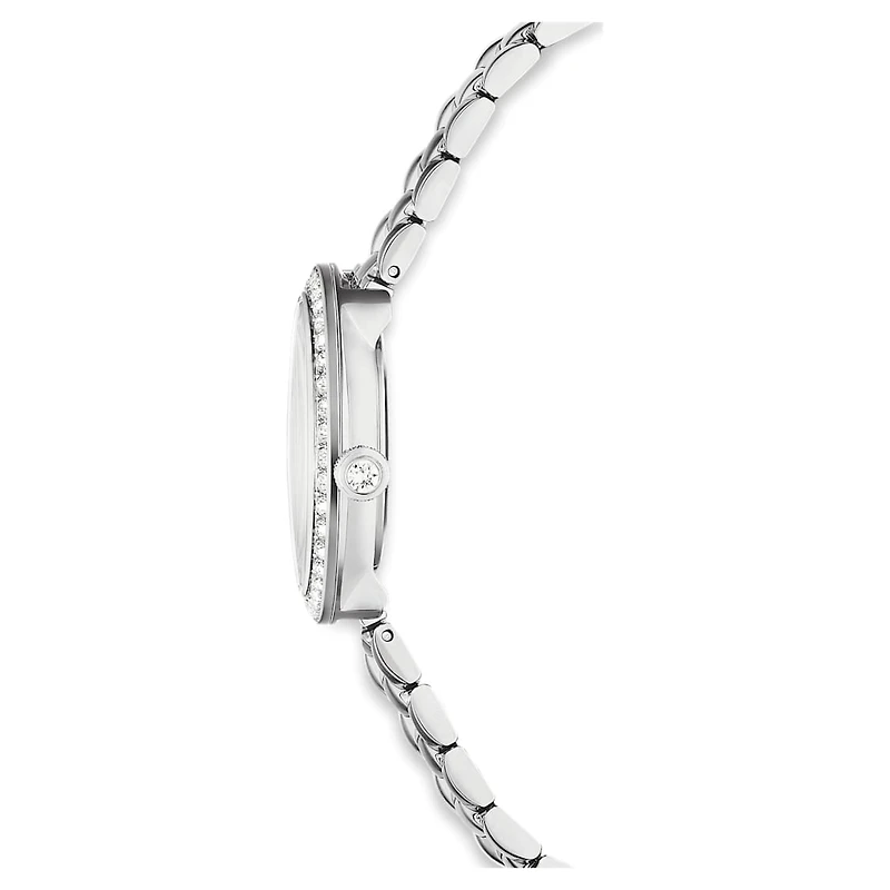 Certa watch, Swiss Made, Metal bracelet, Silver tone, Stainless Steel by SWAROVSKI