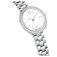 Certa watch, Swiss Made, Metal bracelet, Silver tone, Stainless Steel by SWAROVSKI
