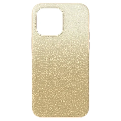 High smartphone case, Colour gradient, iPhone® 14 Pro Max, Gold tone by SWAROVSKI