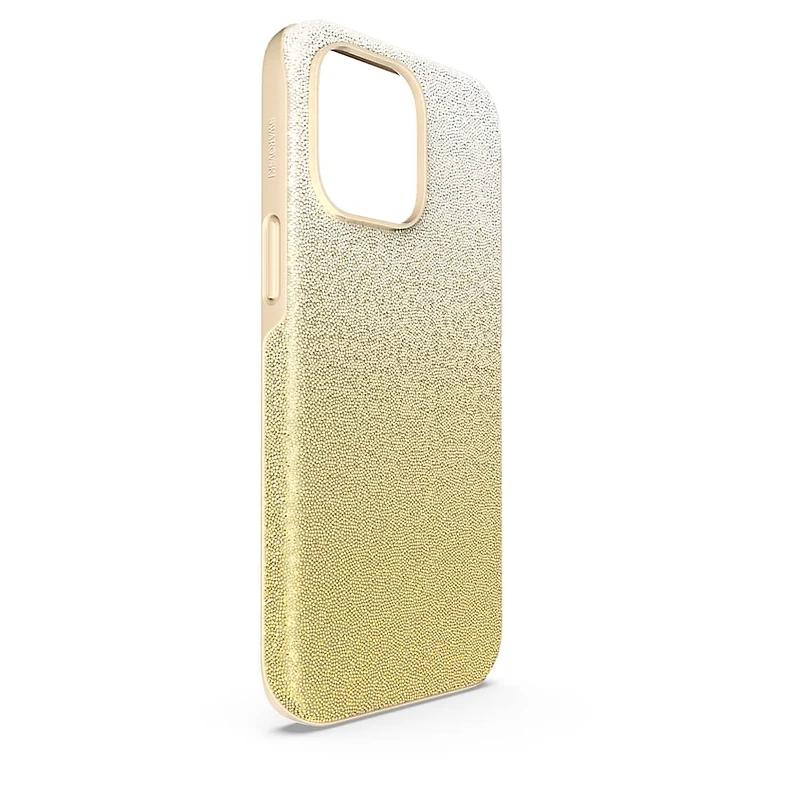 High smartphone case, Colour gradient, iPhone® 14 Pro Max, Gold tone by SWAROVSKI