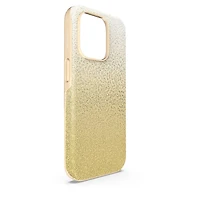 High smartphone case, Colour gradient, iPhone® 14 Pro, Gold tone by SWAROVSKI