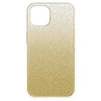 High smartphone case, Colour gradient, iPhone® 14, Gold tone by SWAROVSKI