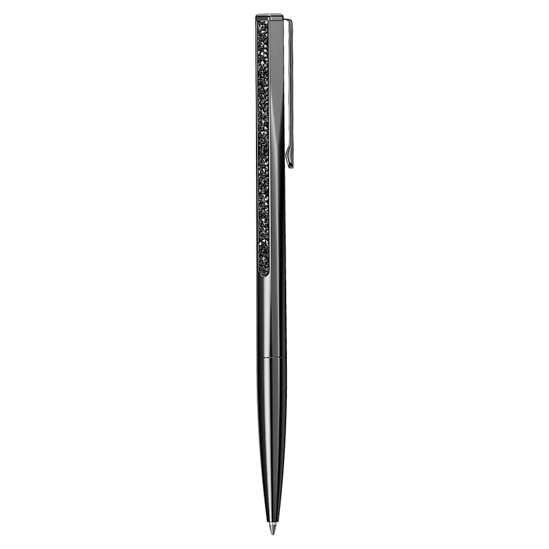 Shimmer ballpoint pen, Black, Black lacquered by SWAROVSKI