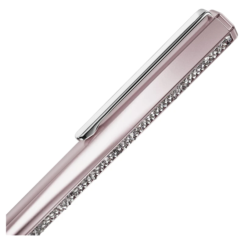 Shimmer ballpoint pen, Pink lacquered, Chrome plated by SWAROVSKI