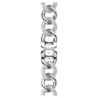 Chain strap, For Apple Watch® 40 mm & 41mm, Silver tone, Stainless steel by SWAROVSKI