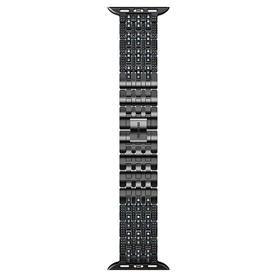 Princess strap, For Apple Watch® 40 mm & 41mm, Black finish by SWAROVSKI