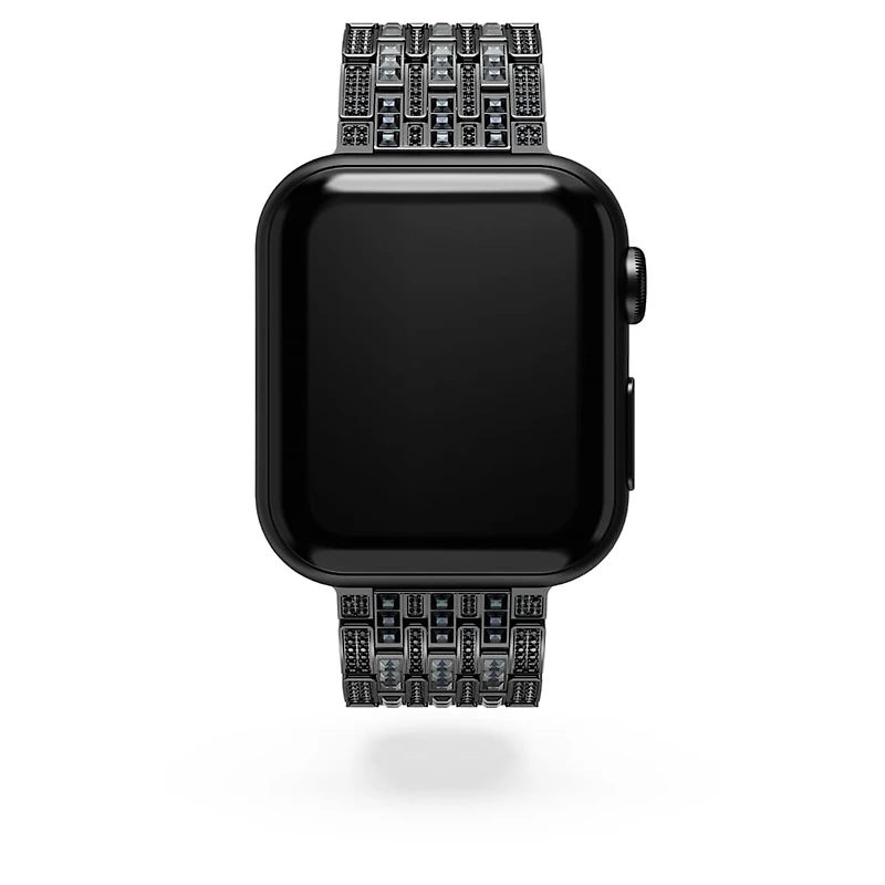 Princess strap, For Apple Watch® 40 mm & 41mm, Black finish by SWAROVSKI