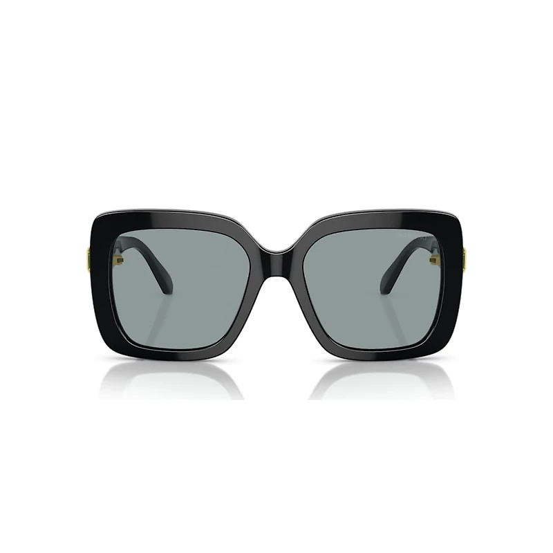 Sunglasses, Oversized, Square shape, SK6001, Black by SWAROVSKI