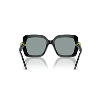 Sunglasses, Oversized, Square shape, SK6001, Black by SWAROVSKI