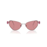 Sunglasses, Cat-eye shape, SK7003, Pink by SWAROVSKI