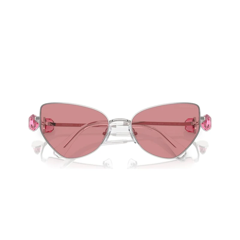 Sunglasses, Cat-eye shape, SK7003, Pink by SWAROVSKI