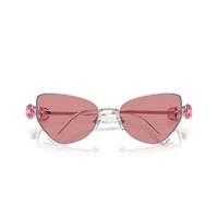 Sunglasses, Cat-eye shape, SK7003, Pink by SWAROVSKI