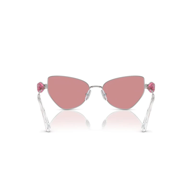 Sunglasses, Cat-eye shape, SK7003, Pink by SWAROVSKI