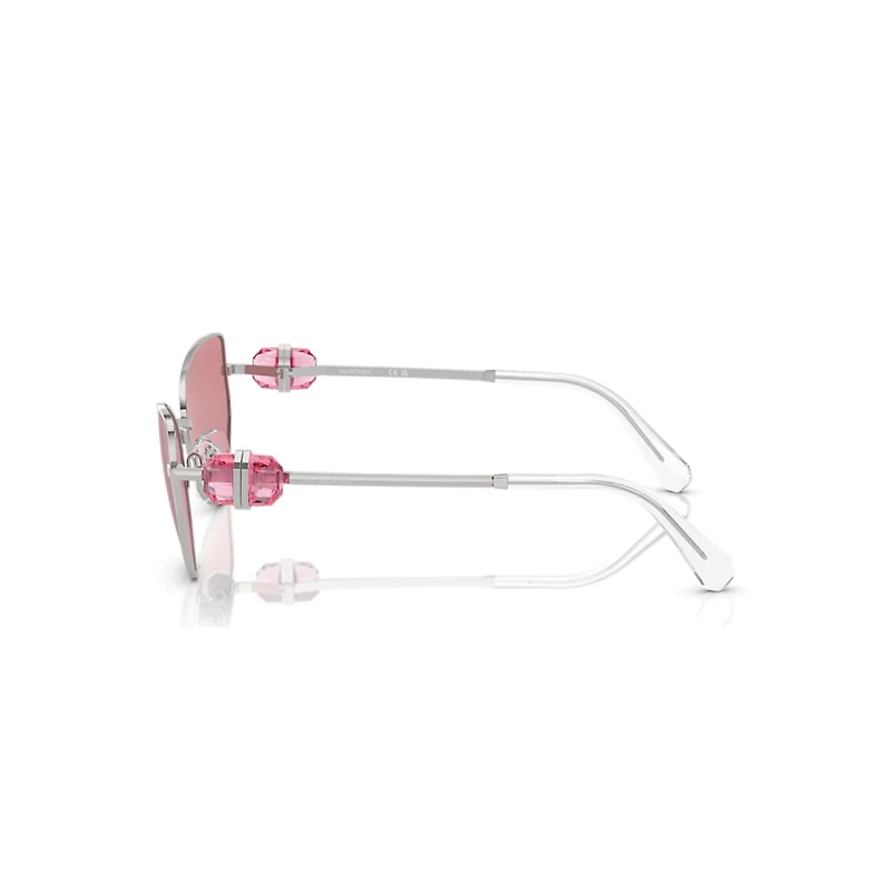 Sunglasses, Cat-eye shape, SK7003, Pink by SWAROVSKI