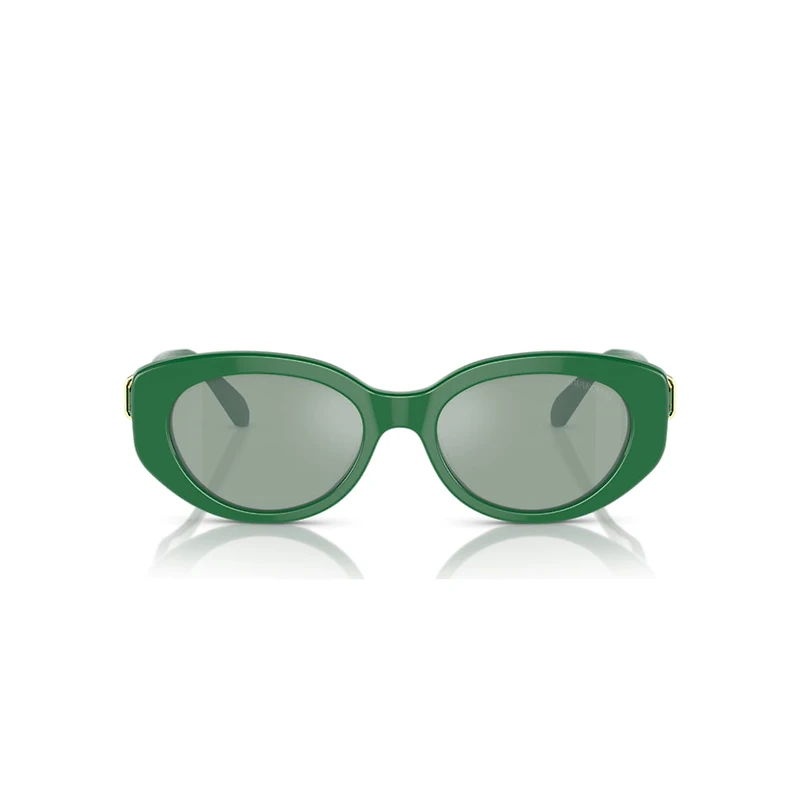 Sunglasses, Cat-Eye shape, SK6002, Green by SWAROVSKI