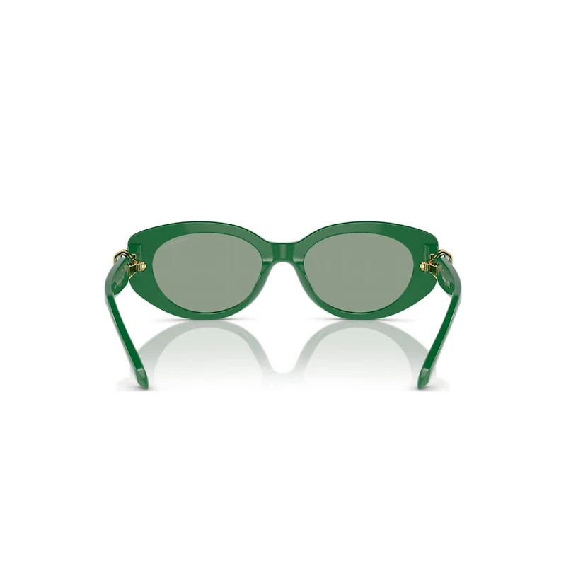 Sunglasses, Cat-Eye shape, SK6002, Green by SWAROVSKI