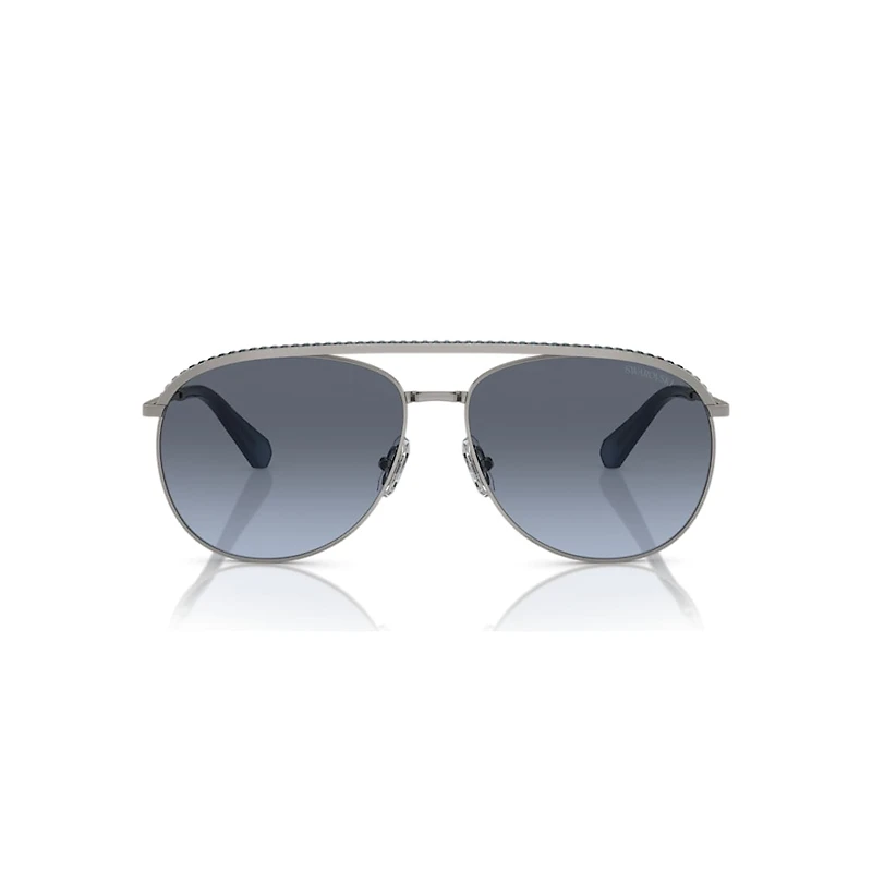 Sunglasses, Pilot shape, SK7005, Blue by SWAROVSKI