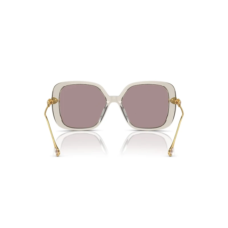 Sunglasses, Oversized, Square shape, SK6011, Purple by SWAROVSKI