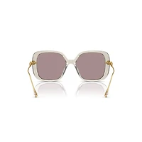 Sunglasses, Oversized, Square shape, SK6011, Purple by SWAROVSKI