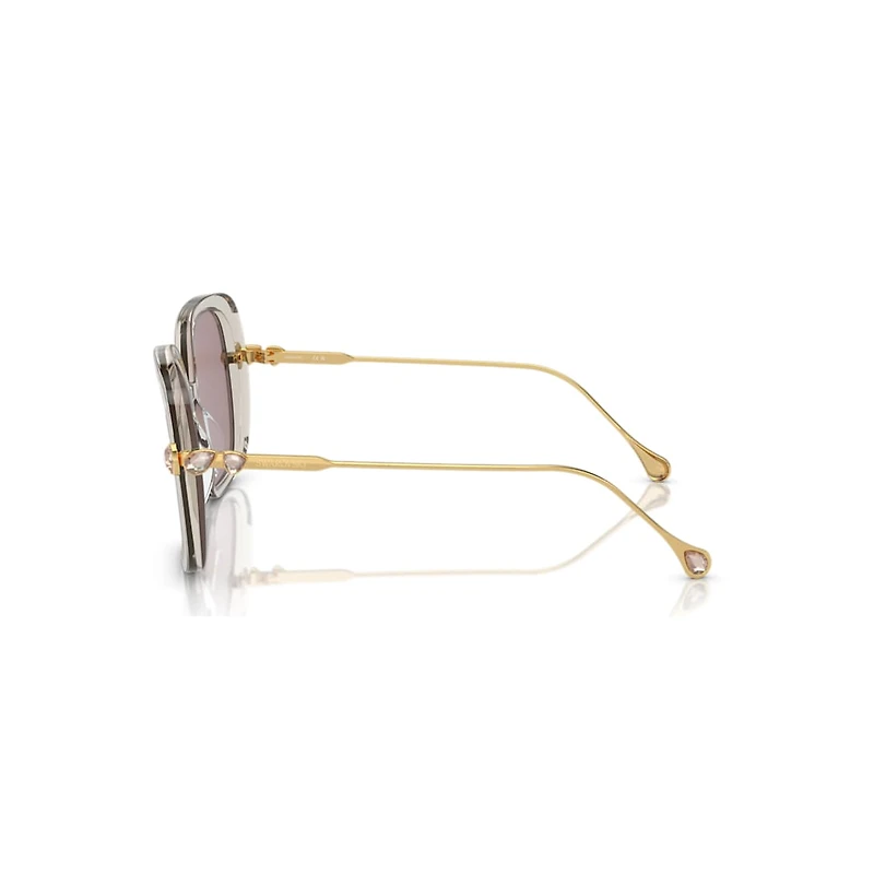 Sunglasses, Oversized, Square shape, SK6011, Purple by SWAROVSKI
