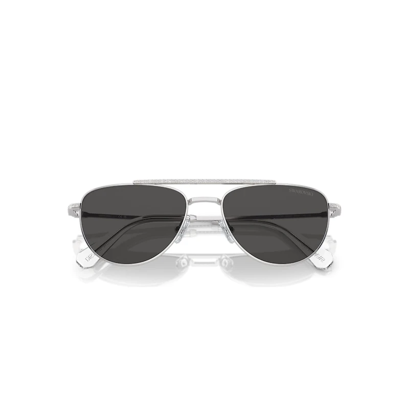 Sunglasses, Pilot shape, SK7007, Black by SWAROVSKI