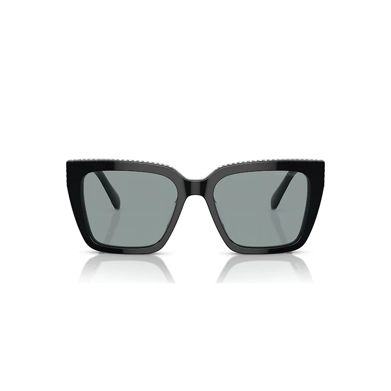 Sunglasses, Square shape, SK6013, Black by SWAROVSKI