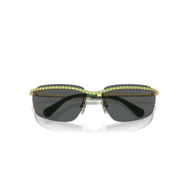 Sunglasses, Rectangular shape, SK7001, Black by SWAROVSKI