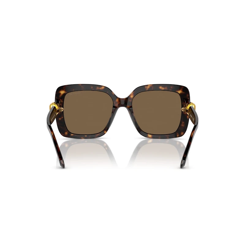 Sunglasses, Oversized, Square shape, SK6001, Brown by SWAROVSKI