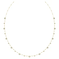Imber strandage, Round cut, White, Gold-tone plated by SWAROVSKI