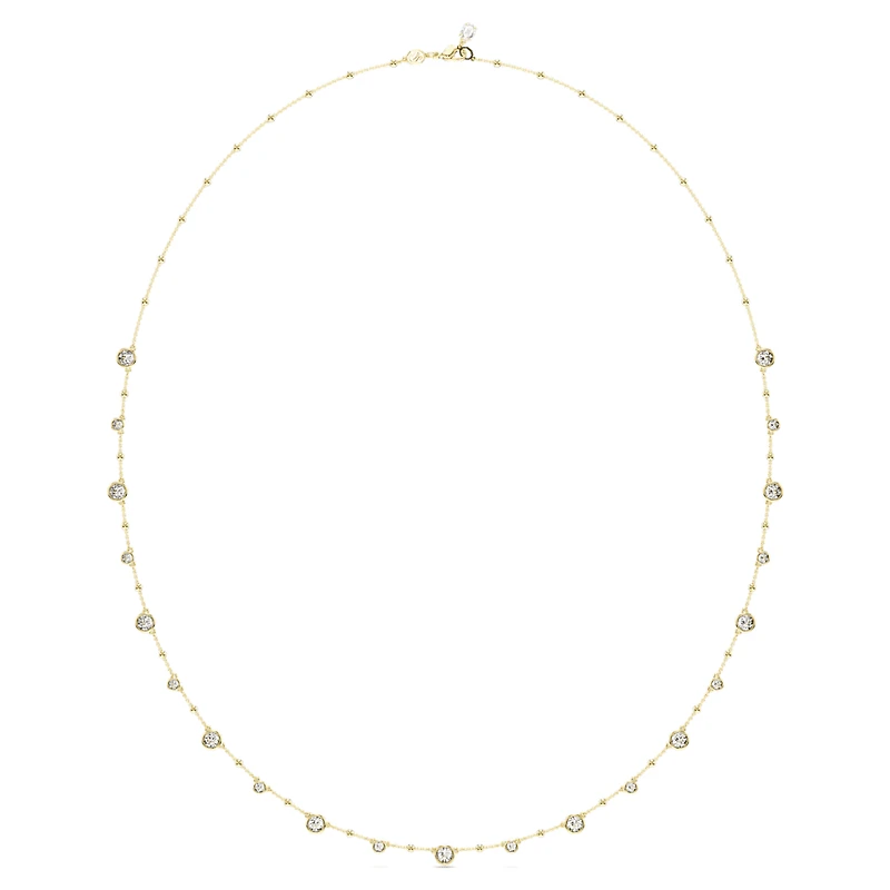 Imber strandage, Round cut, White, Gold-tone plated by SWAROVSKI