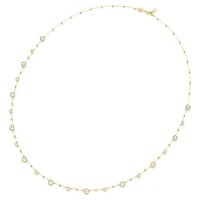 Imber strandage, Round cut, White, Gold-tone plated by SWAROVSKI