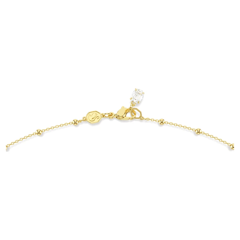 Imber strandage, Round cut, White, Gold-tone plated by SWAROVSKI